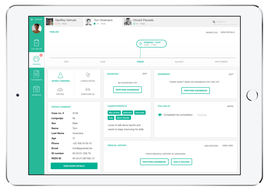 ACCESSIBLE PATIENT DASHBOARD